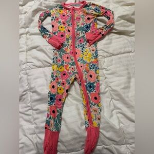 Little Sleepies Colorful Floral Footie